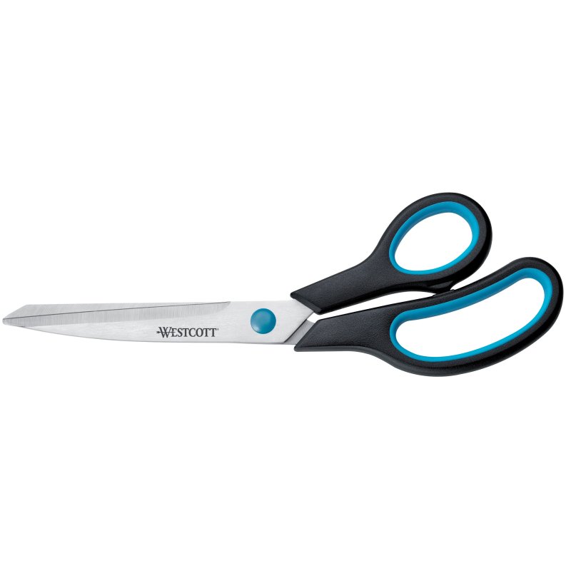Westcott Easy Grip schaar 175mm blauw/zwart voor rechtshandigen